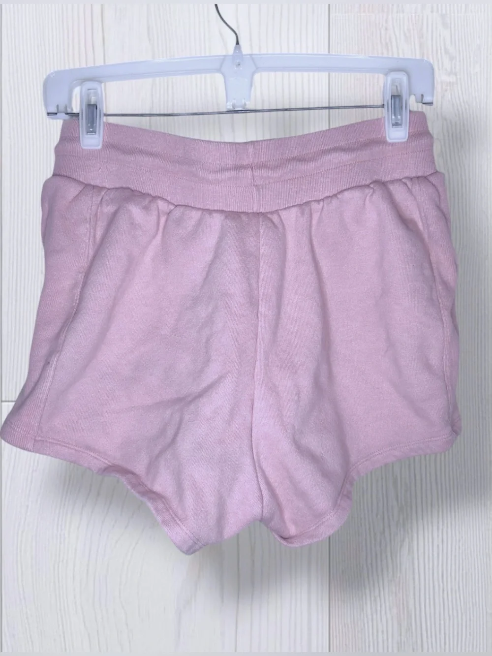 CHAMPION Dusty Rose Drawstring Athletic Sweat Shorts with Pockets